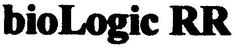 Trademark Logo BIOLOGIC RR