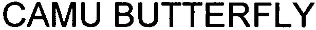 Trademark Logo CAMU BUTTERFLY