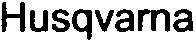 Trademark Logo HUSQVARNA
