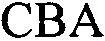 Trademark Logo CBA