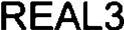 Trademark Logo REAL3