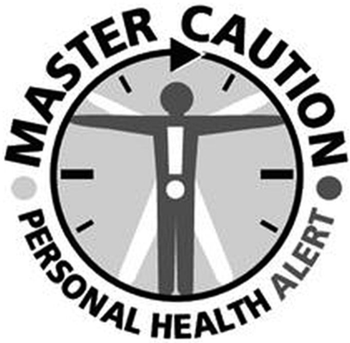Trademark Logo MASTER CAUTION PERSONAL HEALTH ALERT