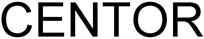 Trademark Logo CENTOR