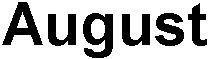Trademark Logo AUGUST