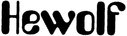 Trademark Logo HEWOLF