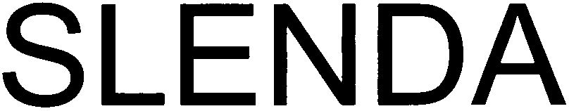 Trademark Logo SLENDA