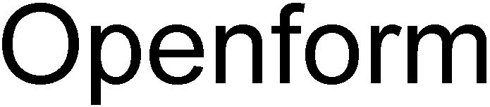 Trademark Logo OPENFORM