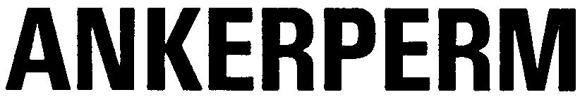 Trademark Logo ANKERPERM