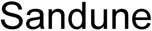 Trademark Logo SANDUNE