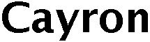 Trademark Logo CAYRON
