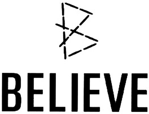 Trademark Logo BELIEVE