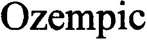 Trademark Logo OZEMPIC