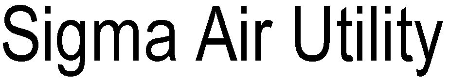 Trademark Logo SIGMA AIR UTILITY
