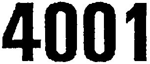 Trademark Logo 4001
