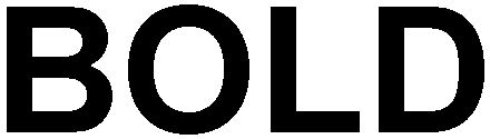 Trademark Logo BOLD