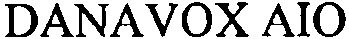 Trademark Logo DANAVOX AIO