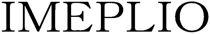Trademark Logo IMEPLIO