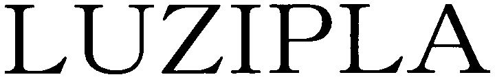 Trademark Logo LUZIPLA