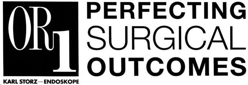 Trademark Logo OR1 PERFECTING SURGICAL OUTCOMES KARL STORZ ENDOSKOPE