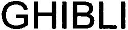 Trademark Logo GHIBLI