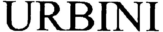 Trademark Logo URBINI