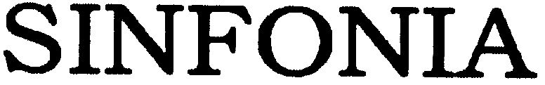Trademark Logo SINFONIA