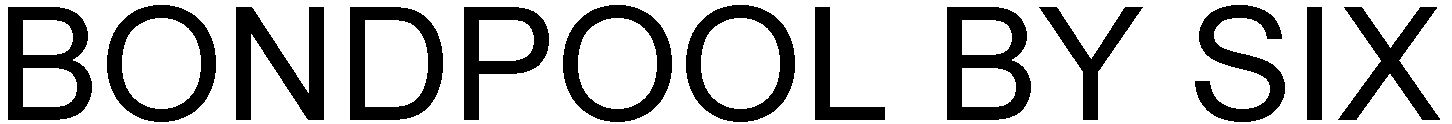 Trademark Logo BONDPOOL BY SIX