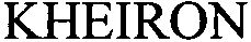 Trademark Logo KHEIRON