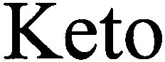 Trademark Logo KETO