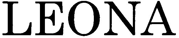 Trademark Logo LEONA