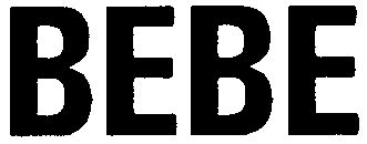 Trademark Logo BEBE