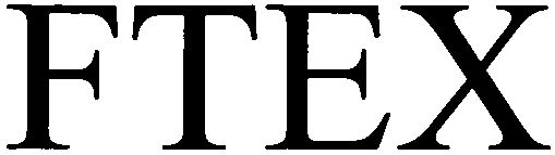 Trademark Logo FTEX