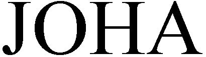 Trademark Logo JOHA