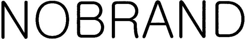 Trademark Logo NOBRAND