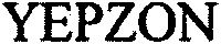 Trademark Logo YEPZON
