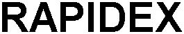Trademark Logo RAPIDEX