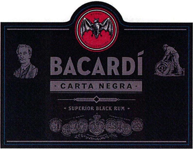  BACARDI CARTA NEGRA SUPERIOR BLACK RUM