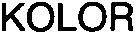 Trademark Logo KOLOR