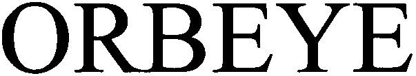 Trademark Logo ORBEYE