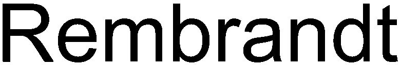 Trademark Logo REMBRANDT