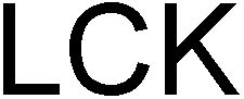 Trademark Logo LCK