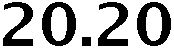 Trademark Logo 20.20