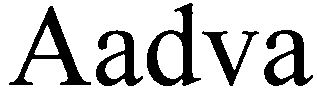 Trademark Logo AADVA