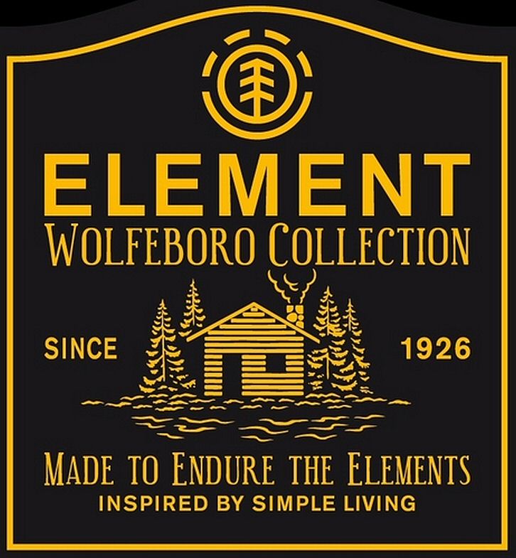Trademark Logo ELEMENT WOLFEBORO COLLECTION SINCE 1926 MADE TO ENDURE THE ELEMENTS INSPIRED BY SIMPLE LIVING