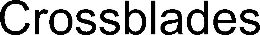Trademark Logo CROSSBLADES