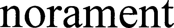 Trademark Logo NORAMENT