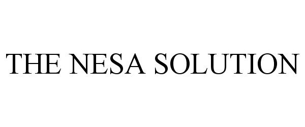 THE NESA SOLUTION