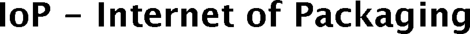 Trademark Logo IOP - INTERNET OF PACKAGING
