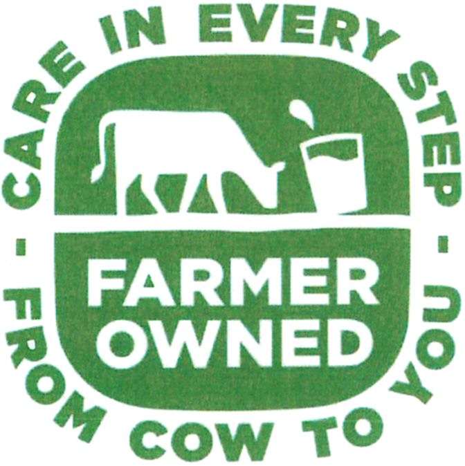 Trademark Logo FARMER OWNED - CARE IN EVERY STEP - FROM COW TO YOU