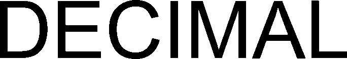 Trademark Logo DECIMAL